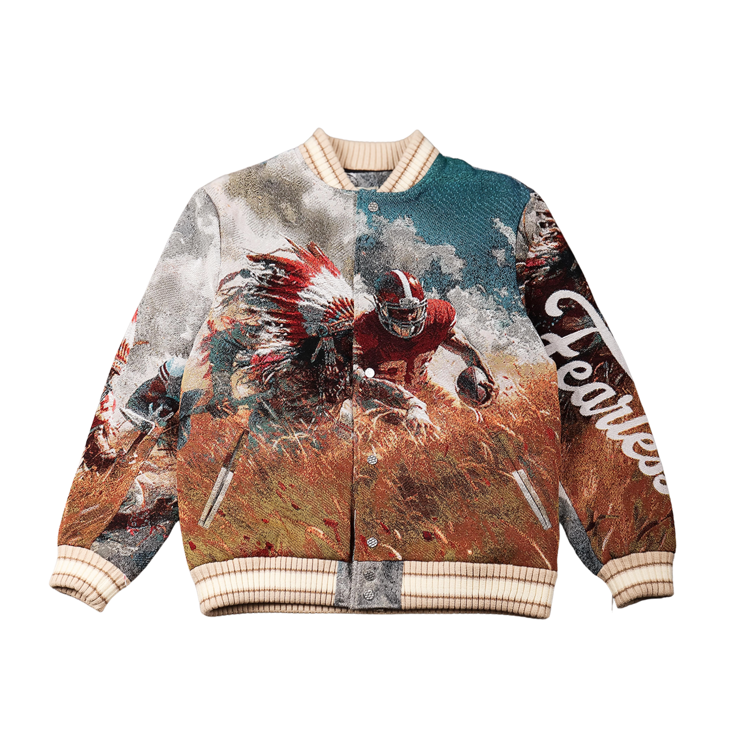 "Warfare" Tapestry jacket