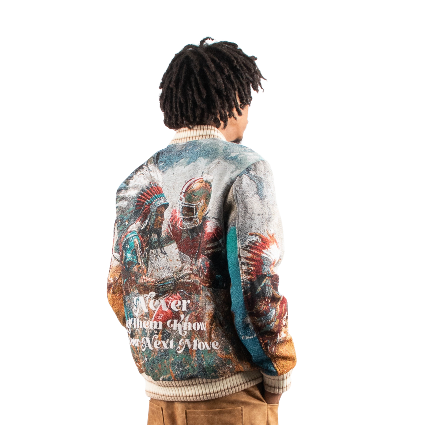 "Warfare" Tapestry jacket