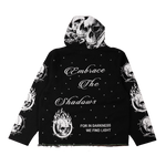 "Apocalypse" Tapestry Rhinestone Black Hoodie