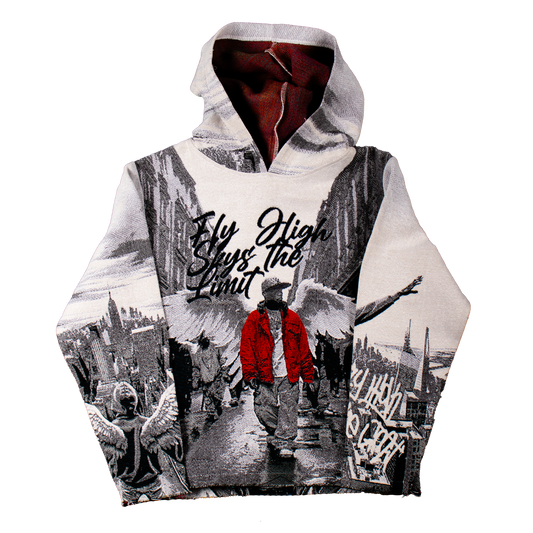 "Fly High" Tapestry Hoodie