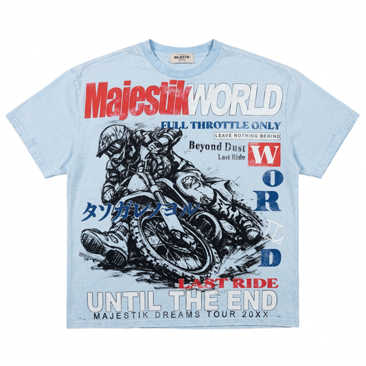 MENS MAJESTIK WORLD SHORT SLEEVE TEE