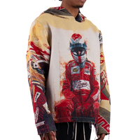 "Racing Red" Tapestry Hoodie