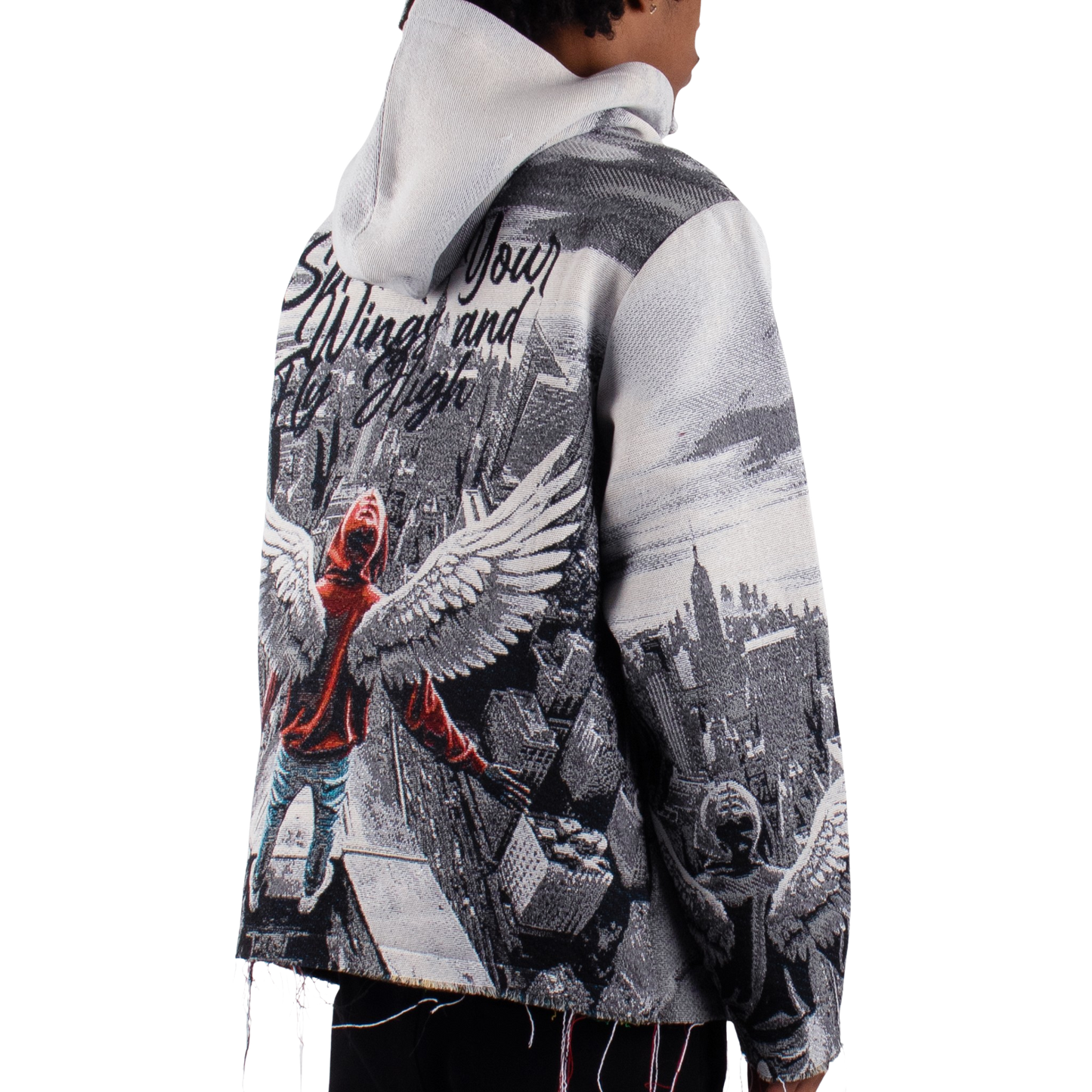 "Fly High" Tapestry Hoodie