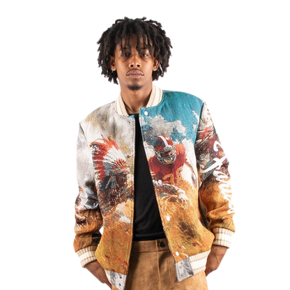 "Warfare" Tapestry  jacket