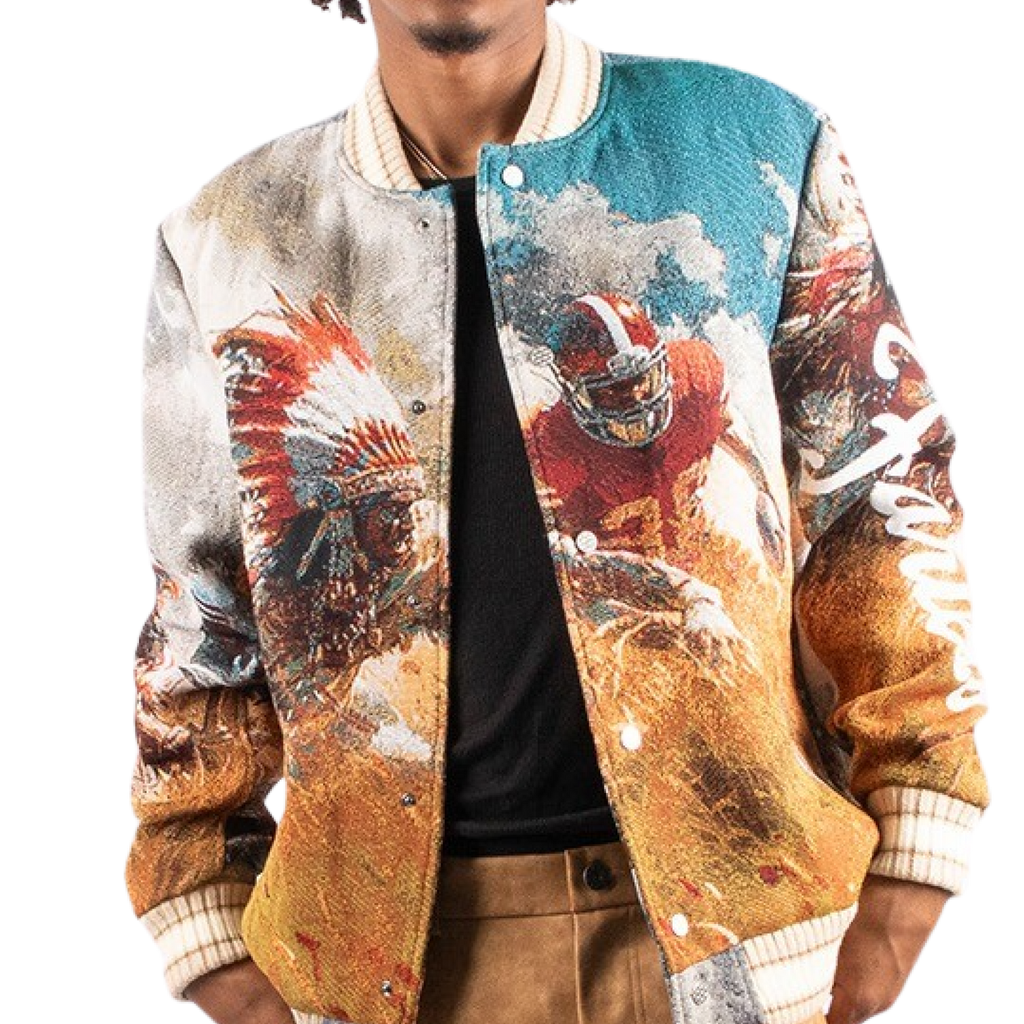 "Warfare" Tapestry  jacket