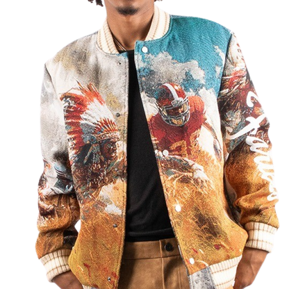 "Warfare" Tapestry  jacket