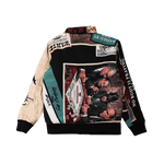 "Criminal Activity" Tapestry and Leather Jacket