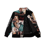 "Criminal Activity" Tapestry and Leather Jacket