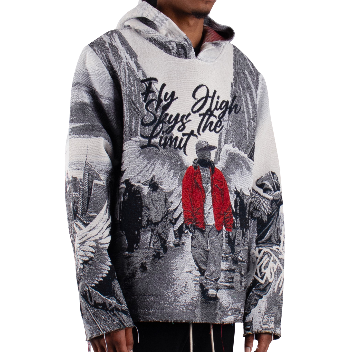 "Fly High" Tapestry Hoodie