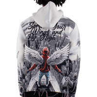 "Fly High" Tapestry Hoodie