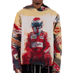 "Racing Red" Tapestry Hoodie
