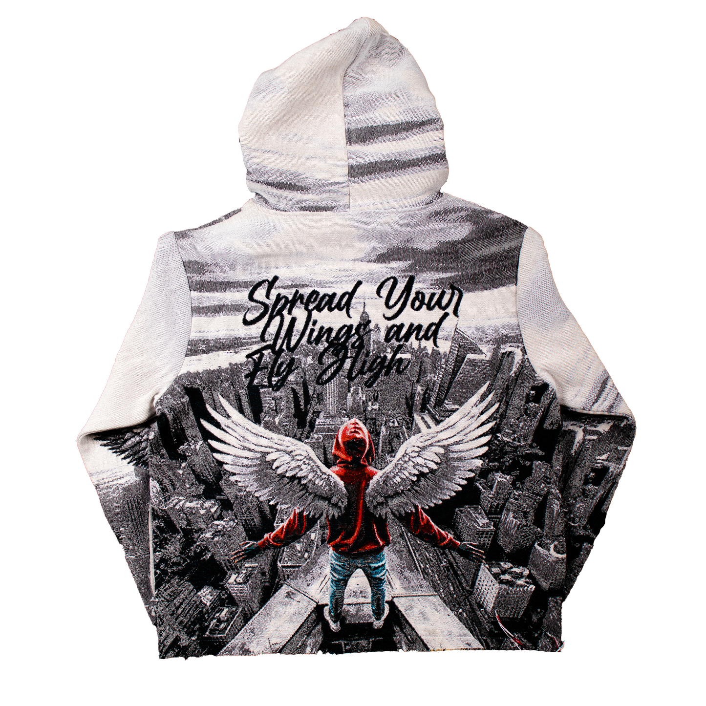 "Fly High" Tapestry Hoodie