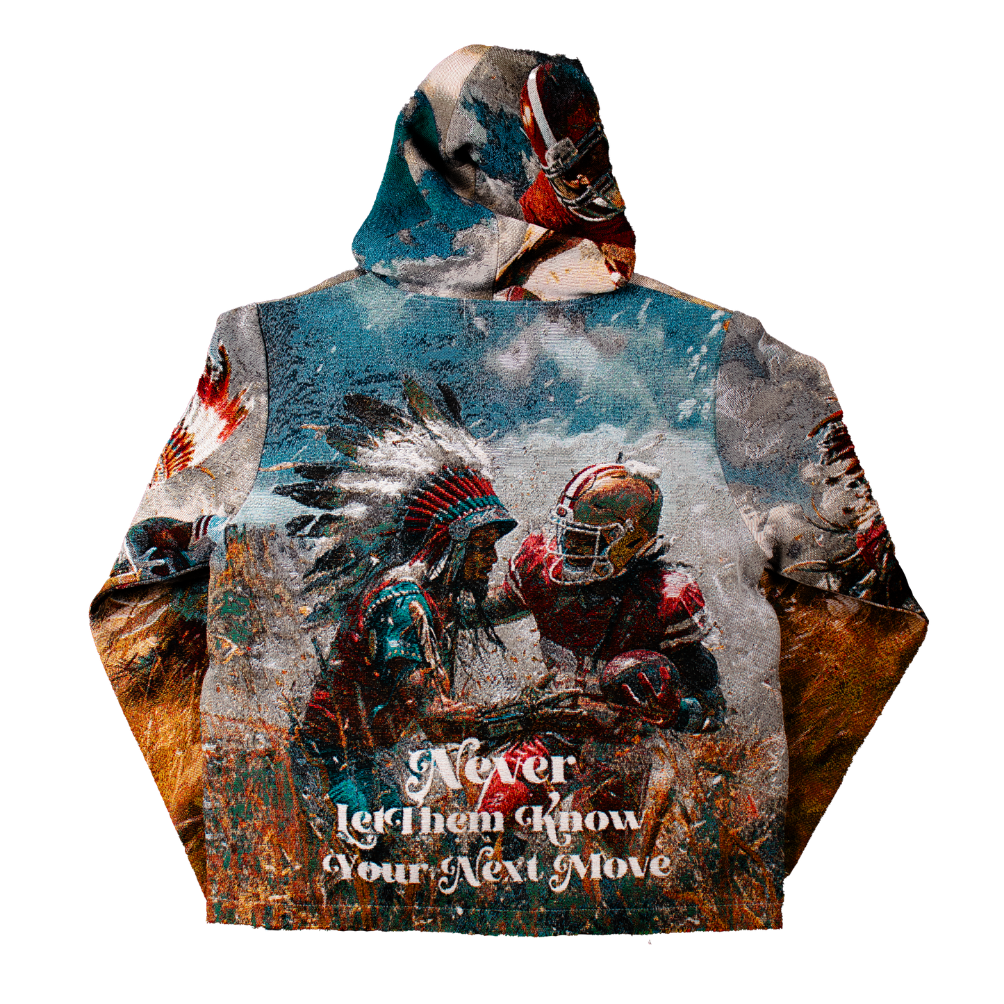 "Warfare" Tapestry Hoodie