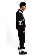 Black Long Sleeve Polo