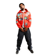 Red Sun Fade Hoodie
