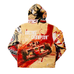 "Racing Red" Tapestry Hoodie