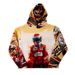 "Racing Red" Tapestry Hoodie